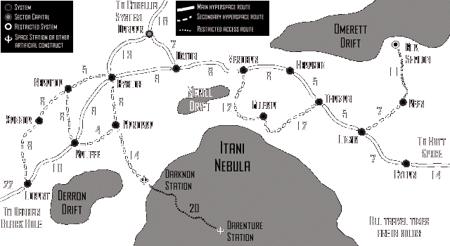 Danaan Sector Map